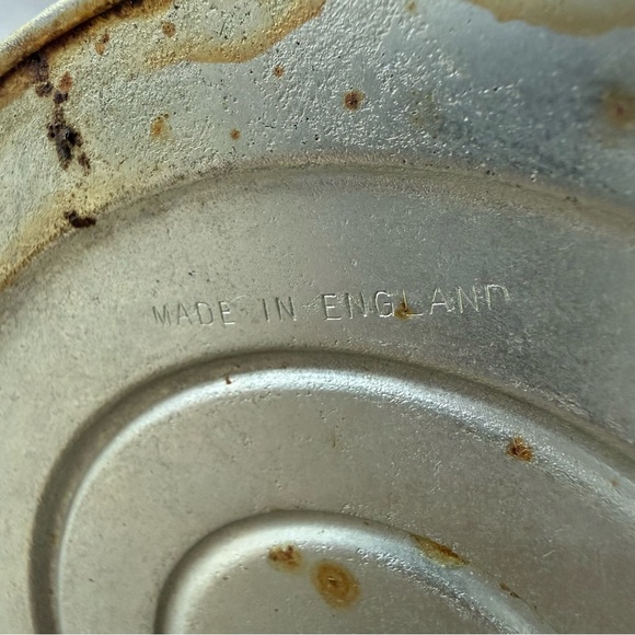 Antique Rectangular Beveled Mirror Shaving Stand Brush Mug Holder England - Picture 6 of 16